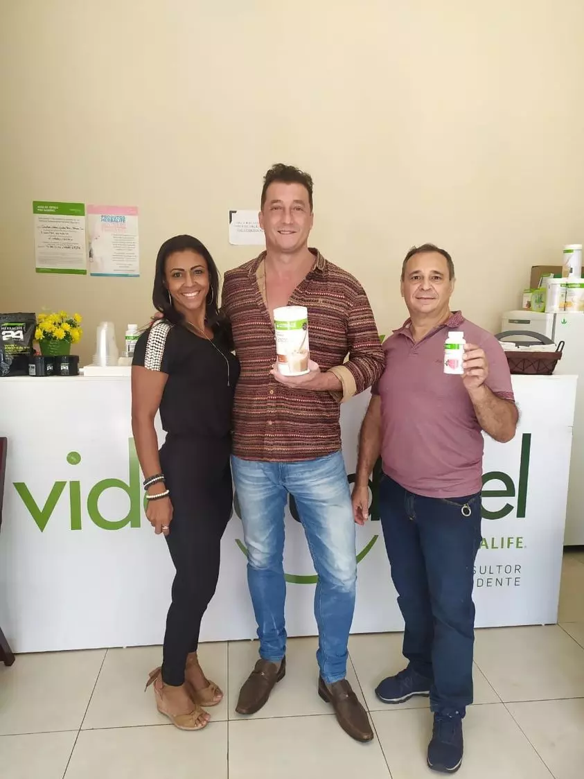 Roberto Rowntree emagreceu 8 kg com produtos da Herbalife